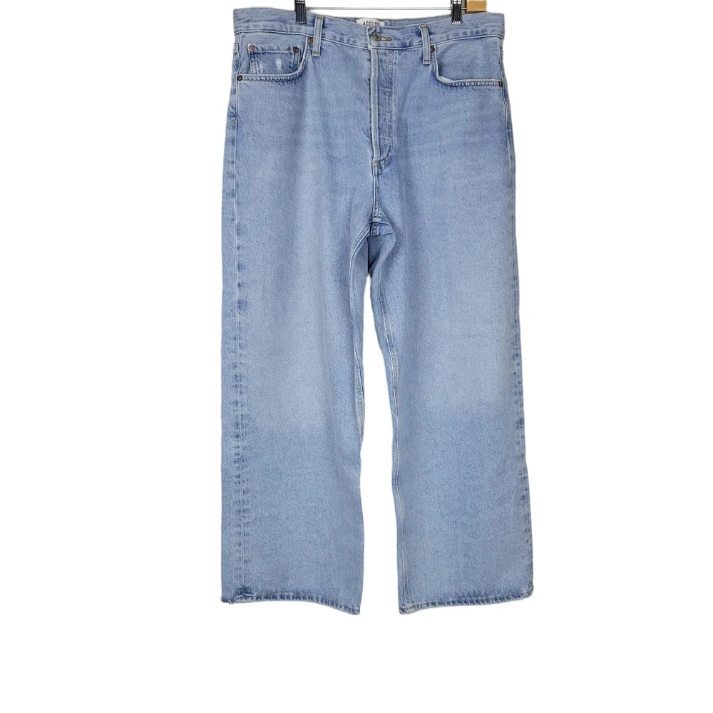 AGOLDE Low Rise Baggy Jeans in Void Size 30 - Picture 5 of 10